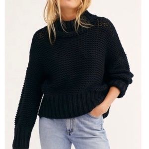 Free People oversized sweater.